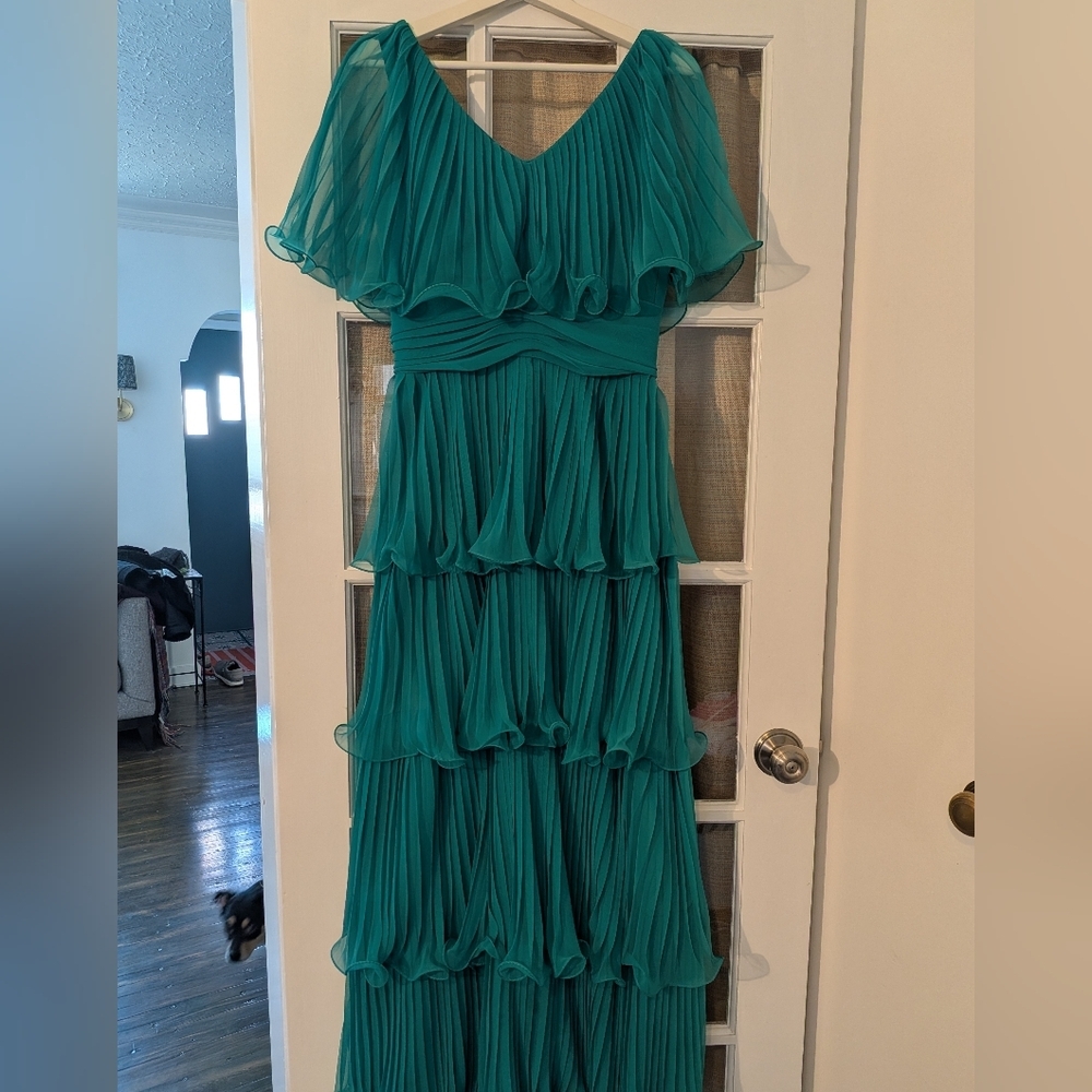 VINTAGE 1960s miss elliette accordion pleated dress - size small